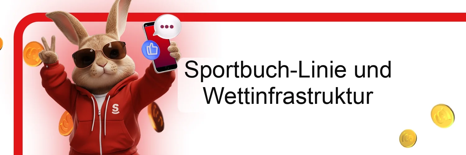 Sportbuch-Linie und Wettinfrastruktur Sportbuch-Linie und Wettinfrastruktur